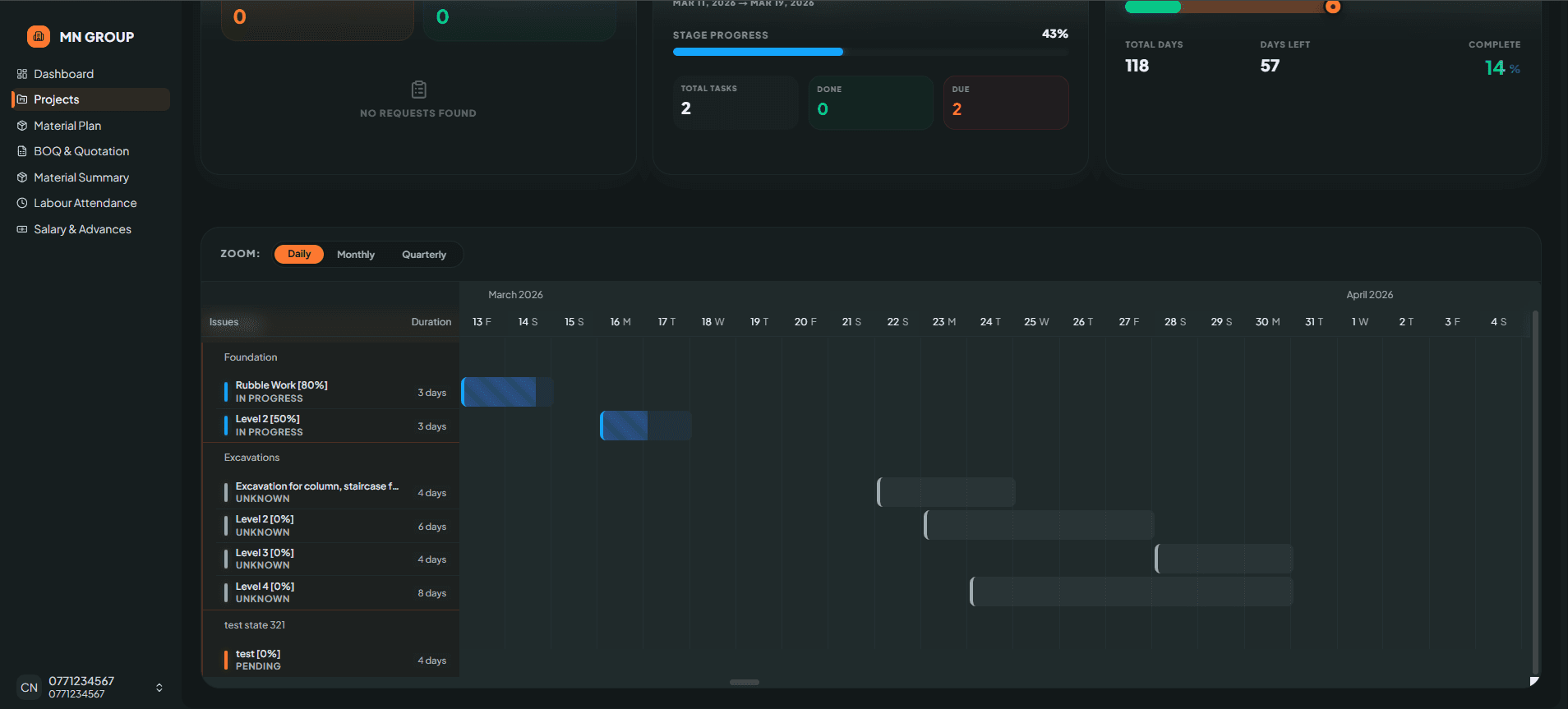 Stage & Task Progress screenshot 2 of 2