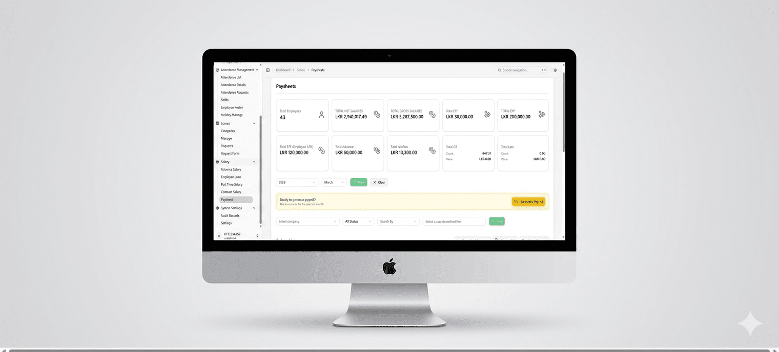 Salary Calculation & Paysheet Generation screenshot 1 of 2