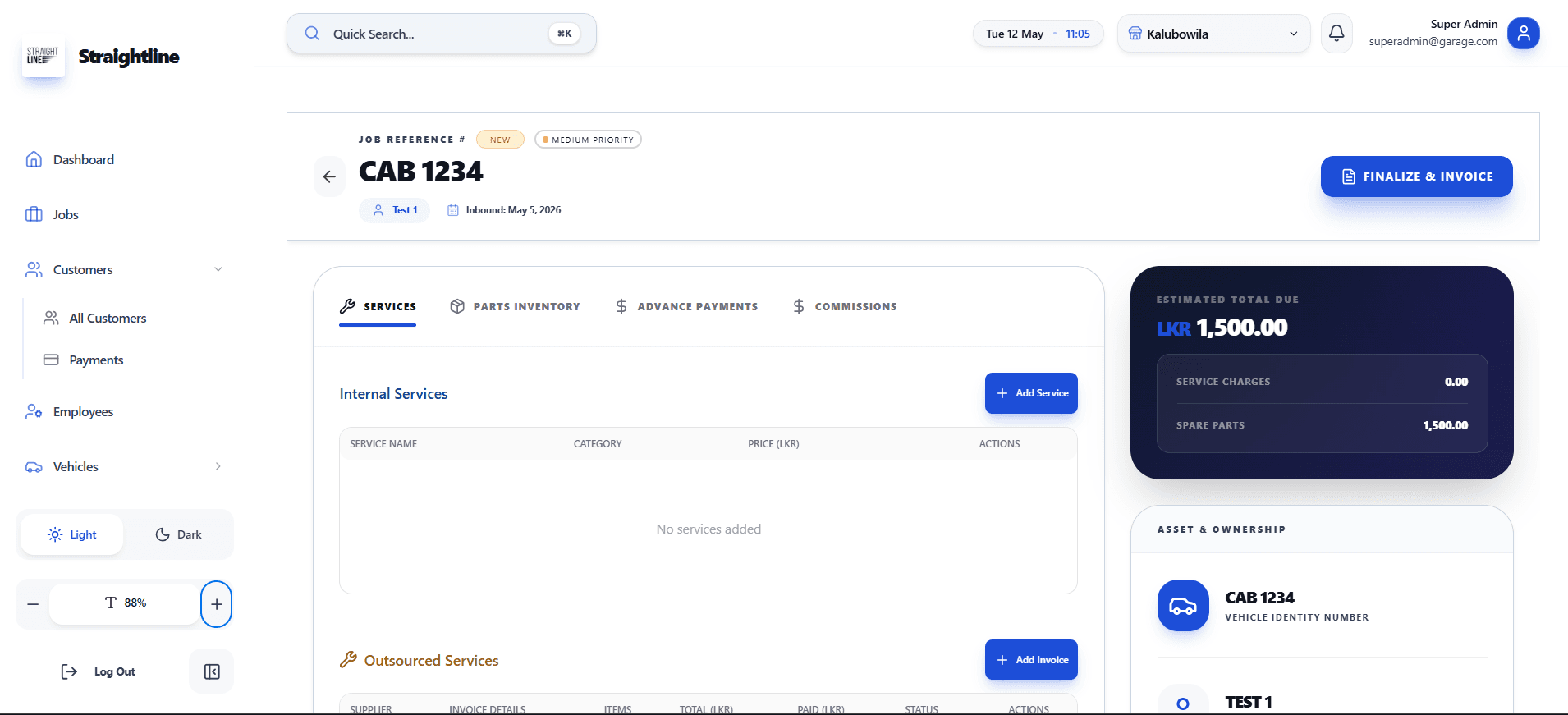 Job management screenshot 2 of 3