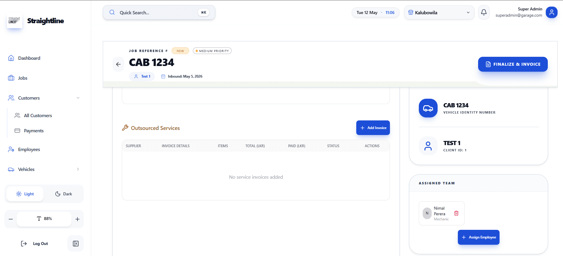 Job management screenshot 3 of 3