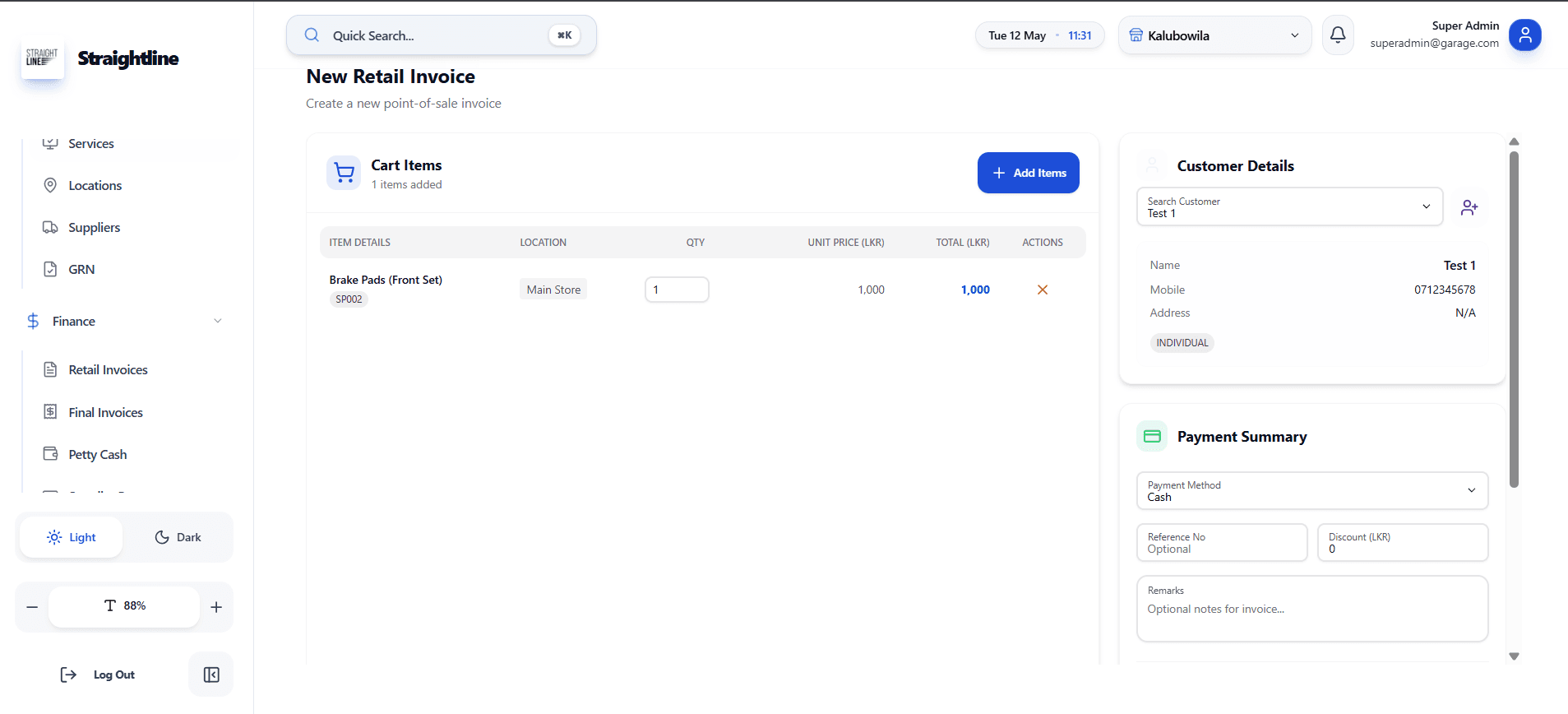 Retail Invoices screenshot 2 of 4