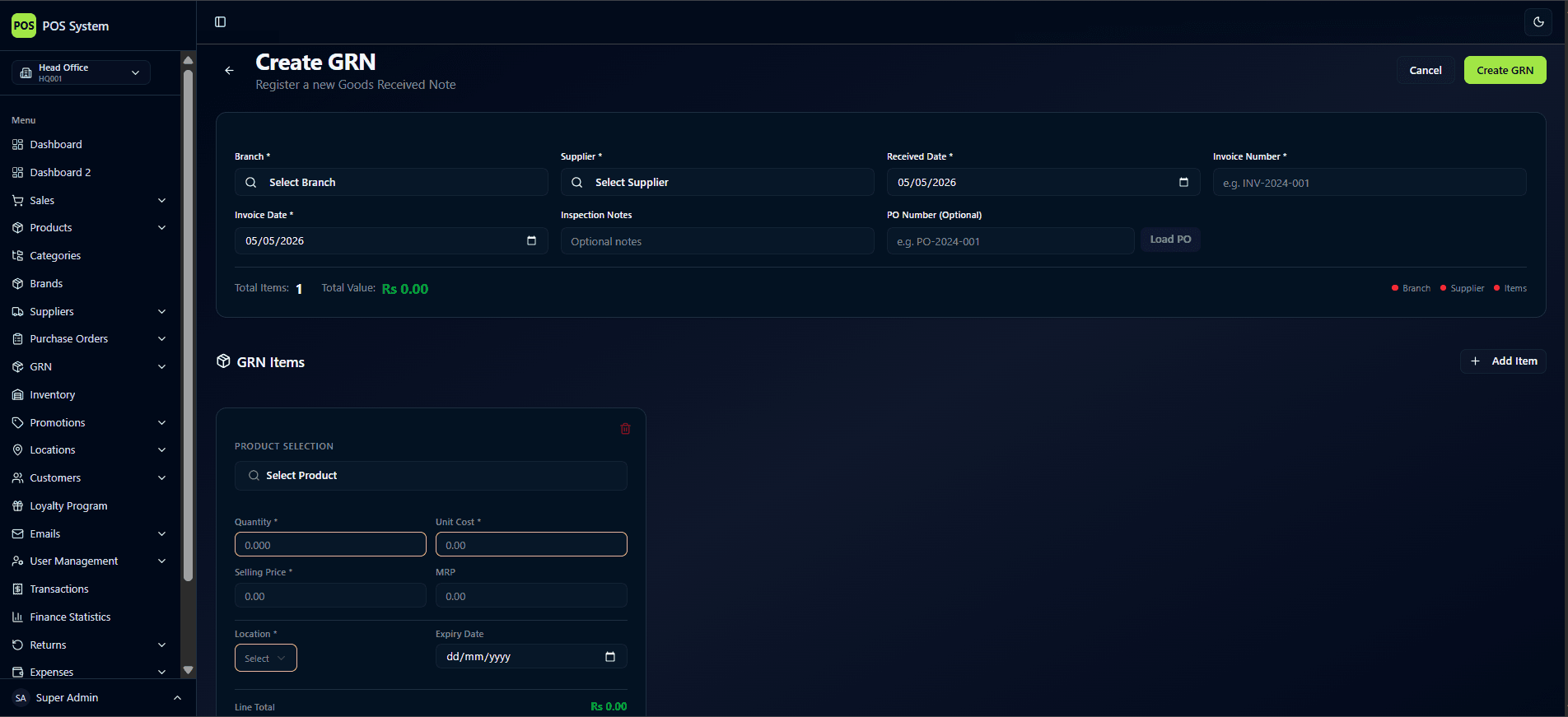 Advanced Inventory Inwarding (GRN) screenshot 4 of 4