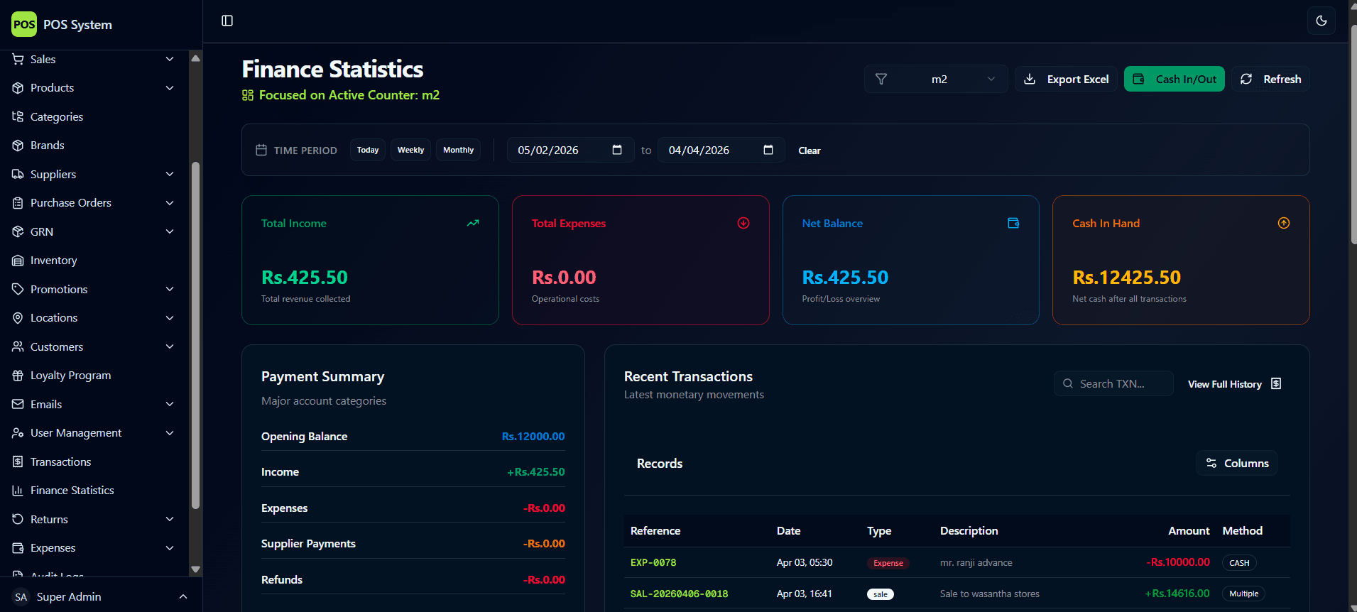 Real-time Finance Statistics screenshot 1 of 2