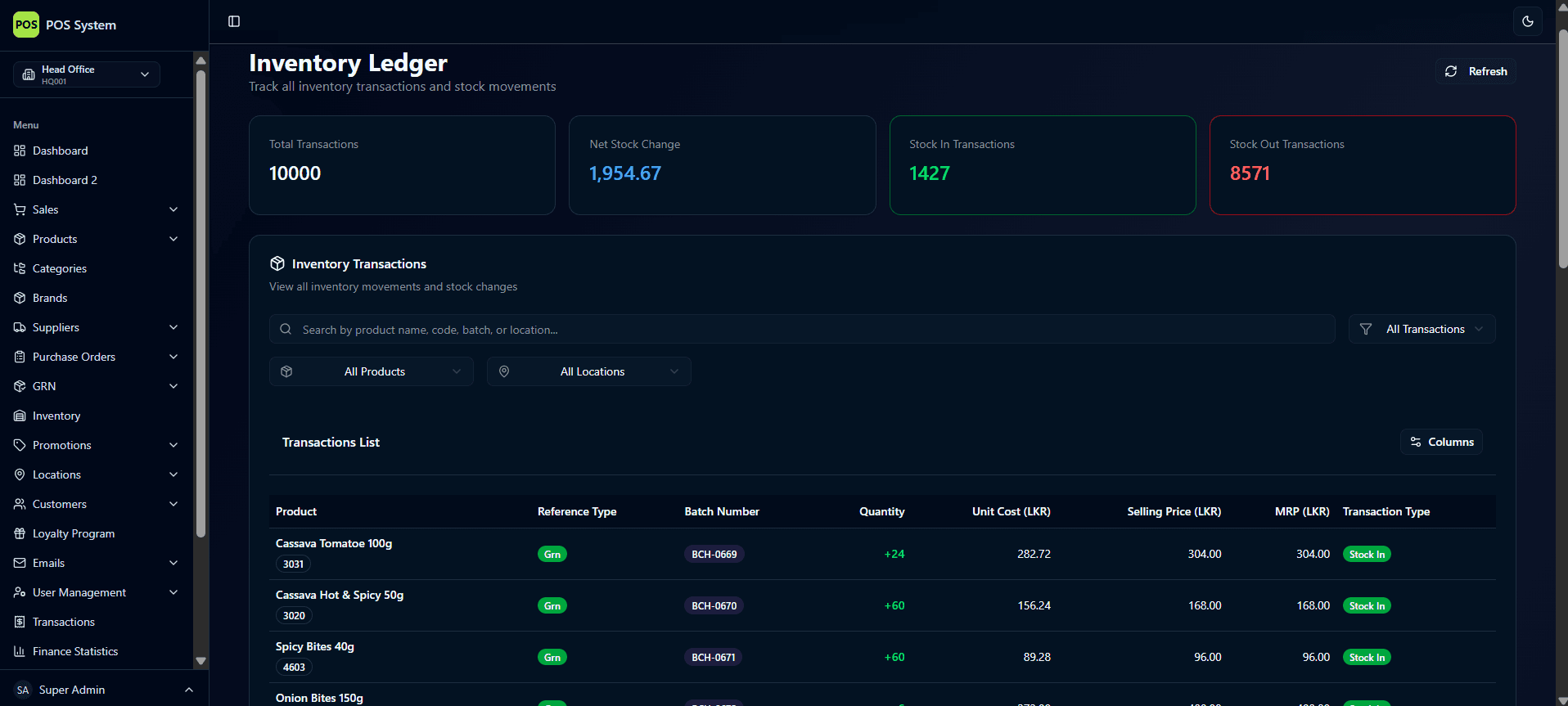 Advanced Inventory Ledger & Movement Tracking. image