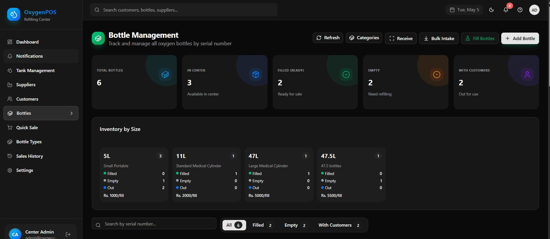 Comprehensive Bottle Management screenshot 1 of 3