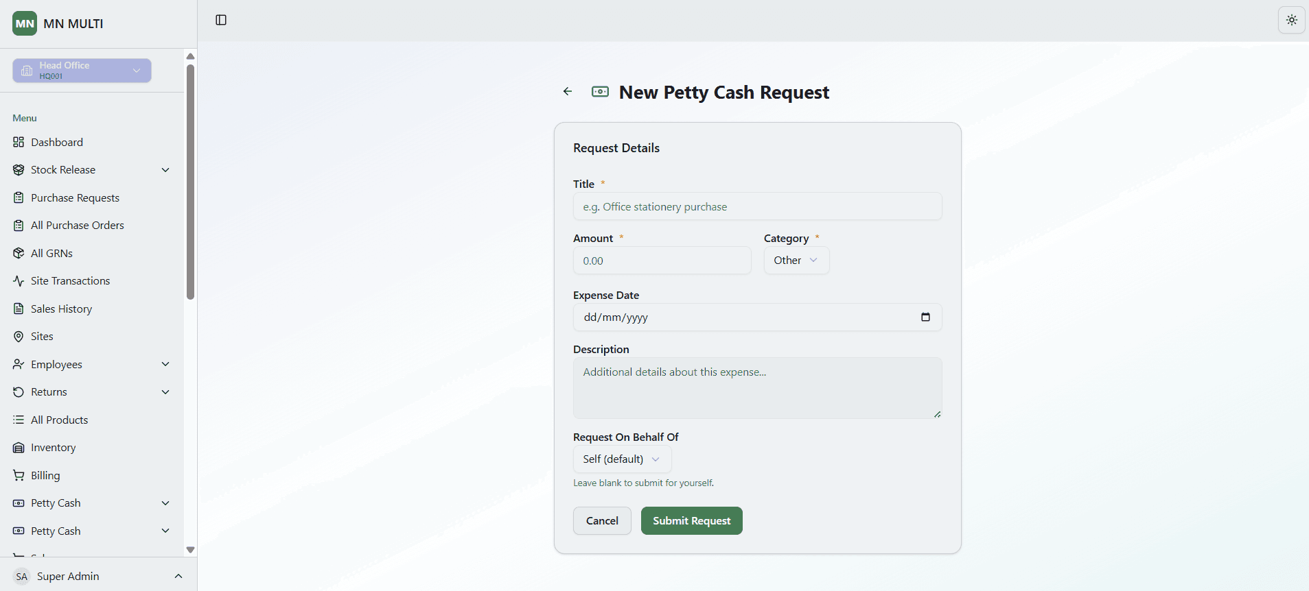 Petty Cash Management screenshot 3 of 3